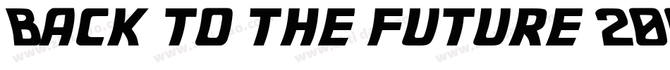 Back to the future 2002字体转换